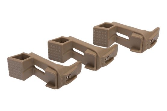 Injection molded nylon PMAG monopod, tan.